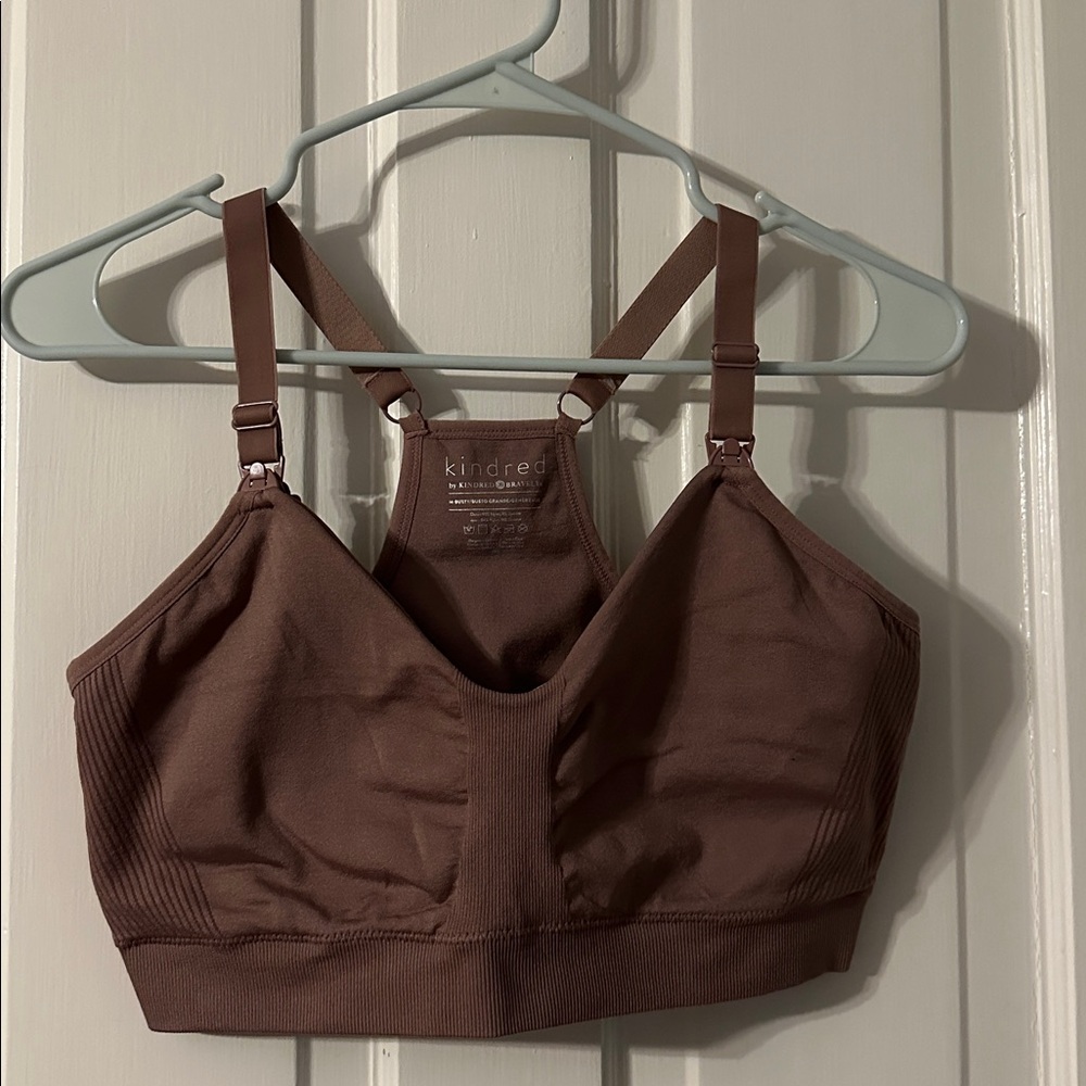 Kindred Bravely | Mauve | Racerback Nursing Bra | size M-busty